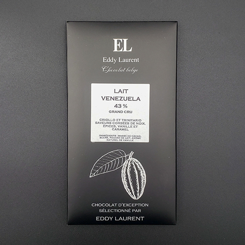 Tablette chocolat au lait Venezuela 43%